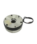 COKYIS forklift electromagnetic brake, DC24V, 30W, 16Nm, metal housing, front view with wiring