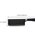 Ciieeo stainless steel crinkle potato cutter with wavy blade and black handle, 11.6 in long