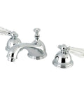 Wilshire Widespread Bathroom Faucet With Brass Pop Up Drain Polished Chrome Brass Built To Last Drip Free Ceramic Disc Cartridge
