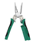 Premium Ergonomic Wire Stripper With Padded Grip For Clean Insulation Removal On Multi Size Cables, stainless steel, dual-purpose design.