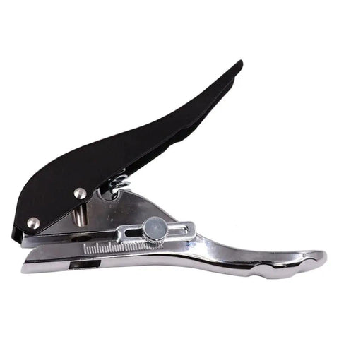 Heavy Duty Hole Punch Set Five Sixteenth Inch Eight Millimeter With Countersink Drill, steel handheld puncher, side view