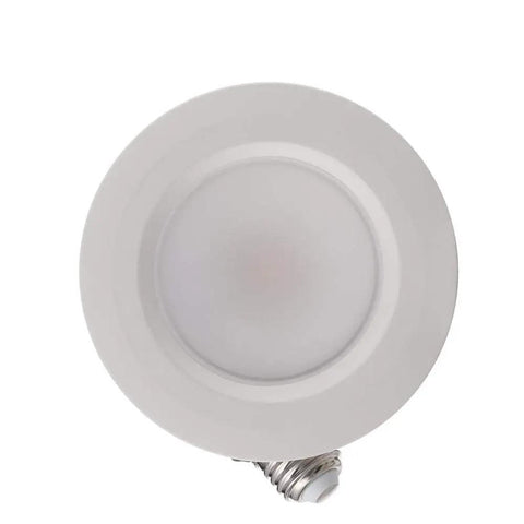 Top view of 4 Pack 4 Inch Color Temperature Select LED Recessed Trim Downlights Retrofit Kit For Can Lighting Upgrade A No Brainer Replacing 65W Incandescent With Integrated LED