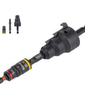 Flip Socket Conduit Reamer 3-In-1 Impact Rated Tool For Half Inch Three Quarter Inch And One Inch Conduit With Magnetic Bit Holder