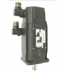 Used HJ96C6-44S Servo Motor For CNC Machines And Robotics, Rock-Solid Performance, Ready To Install, Industrial Grade Servo Module With Smooth Motion And Durable Build. Black servo motor with dual connectors and metal shaft