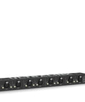 Ultra Flexible 8 Channel Microphone Splitter For Stage And Studio, Gig-Ready For Live Sound And Recording, front XLR view