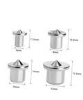 Two Set Dowel Centering Tool Kit For Precise Alignment In Woodworking Projects Dowel Pin Centering Plugs For Accurate Hole Marking Steel Construction Drill Center For DIY Furniture And Carpentry, 6-12mm steel sizes