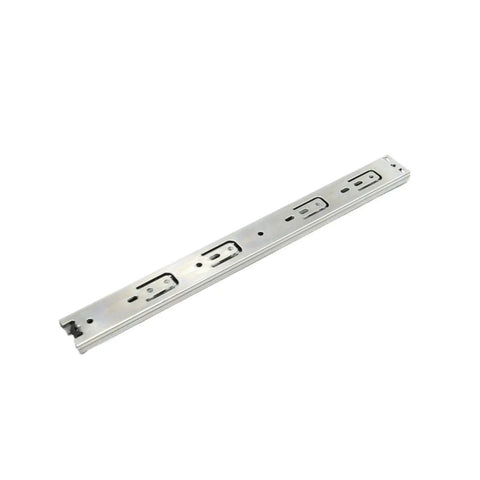 35Mm Telescopic Drawer Slide, Silent Soft Close, Side Mount, Heavy Duty Office And Kitchen Cabinet Drawer Glides, 1 Pack