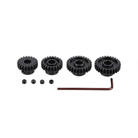 Heavy-Duty 40Cr Steel Pinion Gears Set 8mm 21T 22T 26T 27T Upgrade For 1/5 X-MAXX RC Cars, Buggies, And Trucks, Beefed-Up For Realistic Shifts, High-Performance Transmission, Durable Gear Train, Easy Fit