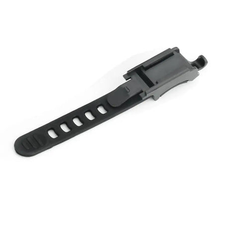 Black plastic 2 Pack Bike Light Mount Adapter Rail Slide On Type Bracket For Quick Install On Handlebar Mounting Of Front Headlight LED Lamp