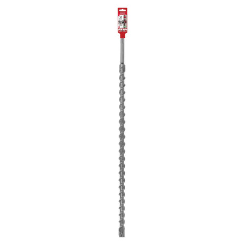 Rebar Demon SDS-Max 4-Cutter Full Carbide Head Hammer Drill Bit 1 1/8 Inch Diameter, 36 Inch Length, fully visible