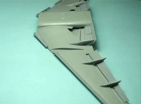 One Hundred Forty Four Scale Boeing 777 300 Landing Flaps Resin Aircraft Accessory Kit In Grey Unpainted And Unassembled For Model Builders