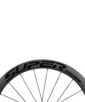 Close-up of Carbon Disc Road Wheelset 50TU-28-DB Tubeless Ready 700C For Shimano 8 9 10 11 12 Speed QR Front 100mm Rear 135mm