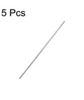 5 Pcs of 2mm By 150mm 304 Stainless Steel Solid Round Rods Pack Of 5 For DIY Projects Durable Lathe Bar Stock