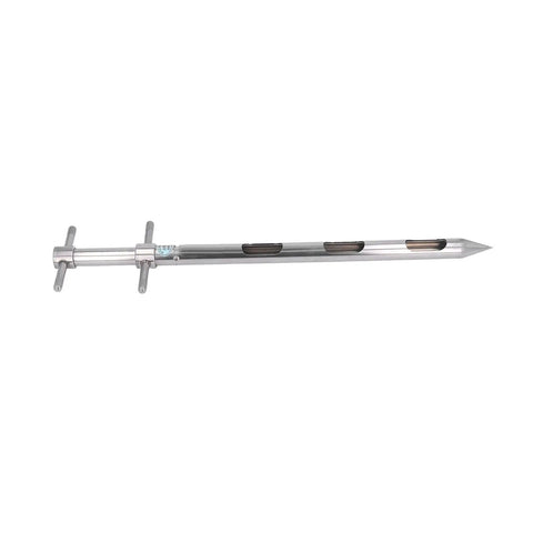 304 Stainless Steel Soil Sampler Probe With T Handle 0.54m Depth, designed for precise sampling in gardens and farms