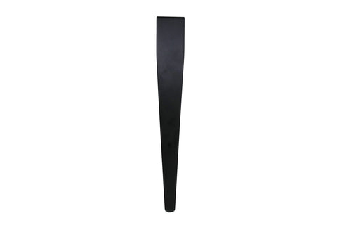 Single black component of Set Of Four Adjustable Table Clamp Legs For 16 Inch Coffee Tables, Powder Coated Steel Build, Supports Up To 200 Lbs