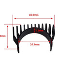 Heavy Duty All Metal Heat Sink For 36 Round Stepper Motor And Moons Extruder On K1 K1C K1 Max 3D Printer with dimensions