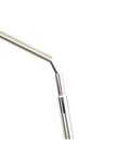 Close-up of Portable Multi Band HF Antenna For Amateur Radio 1.8 To 50 MHz With 200W Output focusing on flexible whip joint.