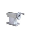Heavy Hitter Four Axis Indexing Head For CNC Lathe And Manual Milling Machines Featuring Rock Solid Cast Iron Frame With Mt3 Taper Hole For Smooth Execution on a white background.