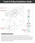 Soft Close Sliding Door Track Kit For Glass And Pocket Doors With Aluminum Barn Door Hardware 9.5 Ft Closet Rail System In Champagne Finish Easy Install And Ultra Quiet Operation For Smooth Safe Closures installation diagram