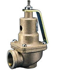 Pro Spec One Point Five By Two Inch Cast Iron Pressure Relief Valve Handles Thirty Psi Heavy Duty Shop Grade Safety Valve For Steam And Hot Water Systems Asme Section Iv Certified close-up view showing metal construction and pressure control features.