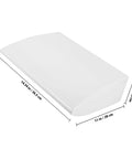 Rock Solid Abs White Ev Charger Rain Cover For Outdoor Charging Stations, 14.34x11x3.93 inches, durable polymer material.