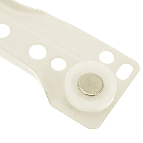 Close-up of the roller of the Beefy Heavy Duty Drawer Slides 12 Inch Full Extension Steel Cabinet Sliders For Household Drawers