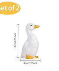 Duck Themed Toilet Bolt Covers Set Ceramic Duck Screw Caps For Bottom Of Toilet Cute Bathroom Decor 2 Pack Easy Snap On Install