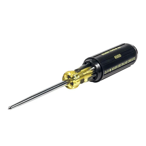 650DD Demolition Scratch Awl with cushioned grip and heat treated blade, designed for piercing and starting screw holes, made in USA