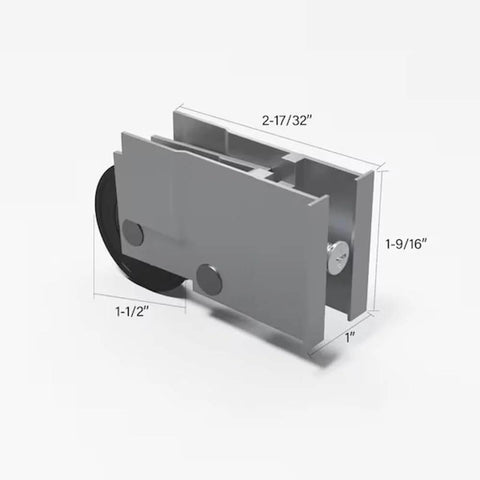 Stainless Steel Patio Door Rollers For Sliding Glass Doors Two Pack Smooth Quiet Operation Easy Open Sliding Door Hardware Repair DR 108 SP