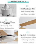 Slick Black Indoor Ceiling Fan Forty Six Inch Model With Remote Controlled Operation Five Reversible Blades Silent Motor Smooth Cooling Setup with copper motor and plywood blades.