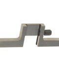 Stainless Steel Caliper Depth Base T Bar Attachment Turns Dial Digital And Vernier Calipers Into Depth Gauges, close-up view