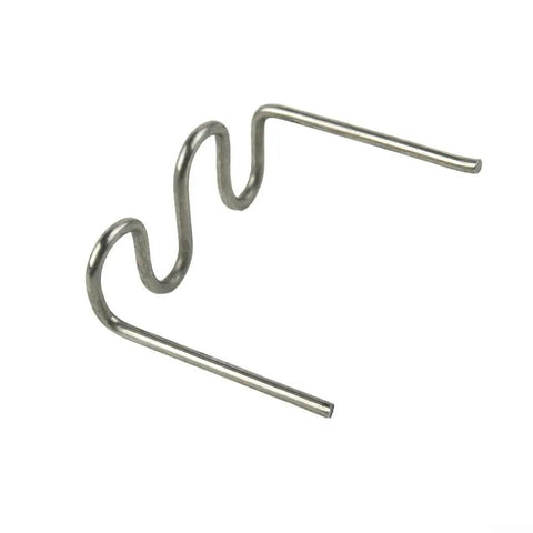 Pre-Cut 0.8mm Wave Flat Hot Staples For Plastic Repair Stainless Steel Auto Bumper Hole Tear Fix Kit Durable Welder Staples Silver