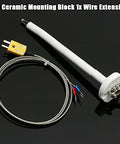 K Type Thermocouple Block Ceramic Kiln Insulator Kiln Probe For High Temperature Readings -58 To 2372 F -50 To 1300 C Precise Sensor For Kilns Furnaces And Industrial Heating Applications