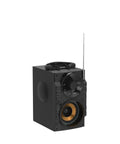 Massive Portable Bluetooth Speaker With Subwoofer And Light Show Wireless Stereo Four Point Two FM Radio LED Lights Equalizer Booming Bass