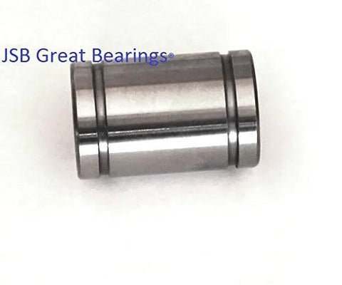 Linear Motion Ball Bushing Bearing 8x16x25 Mm For CNC Miniature Systems Drop-In LM8UU Replacement shown on a plain background