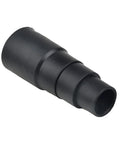 Odashen black rubber reducer sleeve adapter for vacuum cleaners with stepped outer diameters; fits Kress 98039804