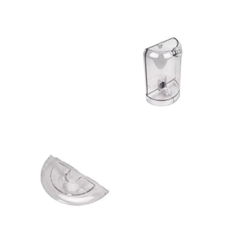 J520 Plus Capsule Coffee Machine Water Tank Lid With Transparent Water Level Window And Max Min Marks and tank separate view