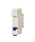 Straight Up Reliable Rail Mount DC Circuit Breaker Featuring 32A 40A And 63A Amps, side view showing compact design for easy installation.