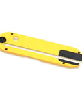 Top Shelf A26208 Table Saw Throat Plate Insert Assembly in yellow, designed for DW744 DW745 DW744XR, ensuring smooth cuts.