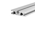 1560T Aluminum Extrusion Frame Silver Anodized 15x60mm Linear Guide Profile For Industrial Fence Equipment Framework Stand Edge 650mm