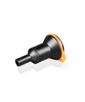 Side view of Aluminum Alloy Underwater Dive Light Snoot For Macro Photography And Videography, Controls Beam For Precise Focus With D530V