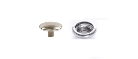 Stainless Steel Snap Fasteners Cap And Socket Only Set 50 Pieces Marine Grade 304 Saltwater Ready Built To Last Rustproof Hardware