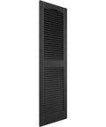 Lifetime Vinyl Open Louver Shutters With Cathedral Top Center Mullion, Includes Shutter Lok Hardware For Easy Install And Matching Screws Per Pair