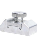Rock Solid Aluminum Sandpaper Holder And Precision Corner Sanding Block With Ergo Grip For No Sweat Woodworking Polish And Flat Out Metal Detailing Shop Pro Gear Two Pack, close-up of aluminum corner sanding block with grip.