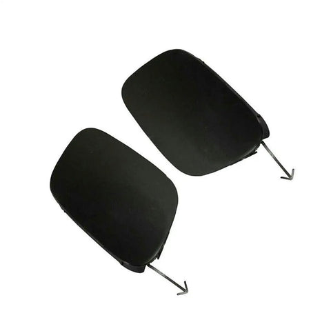 Tow Hook Cover Set for Prius 2019 2020 2021 Front Bumper Eye Lid Caps Black Left and Right 2 Pack Slick Exterior Trim