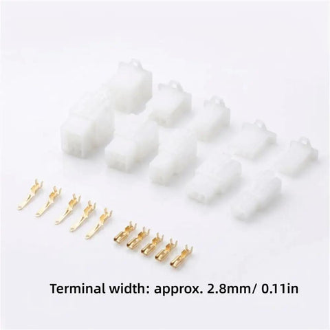 Awesome 580 Piece 2.8mm Crimp Wire Connector Kit With Male Female Plugs And Terminals For 2 3 4 6 9 Pin Wiring Projects That Are Totally Ready To Rock, 2.8mm terminals