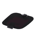 Back view of front right bumper tow hook eye cap cover replacement for Toyota Yaris 2017 to 2020 and Scion iA front bumper eye cap cover