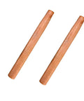 Two 11 Inch Wooden Sledge Hammer Handle Replacement Set For Gardening And Farm Work, smooth oak wood, anti slip finish.
