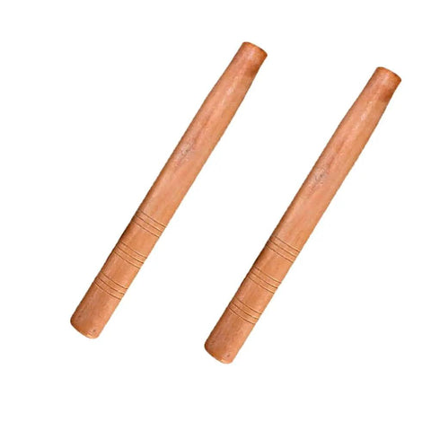 Two 11 Inch Wooden Sledge Hammer Handle Replacement Set For Gardening And Farm Work, smooth oak wood, anti slip finish.