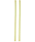 Heavy Duty Polyurethane Round Hollow Rod Yellow 20-40mm Outer Diameter 8mm Bore 500mm Length Built To Last For DIY Projects Prototyping And Light Industrial Use, two rods